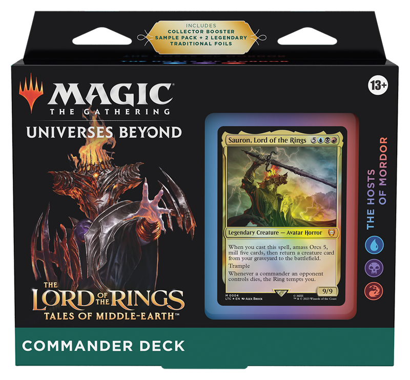 Lord of the Rings: Tales of Middle-earth Commander Deck: The Hosts of Mordor