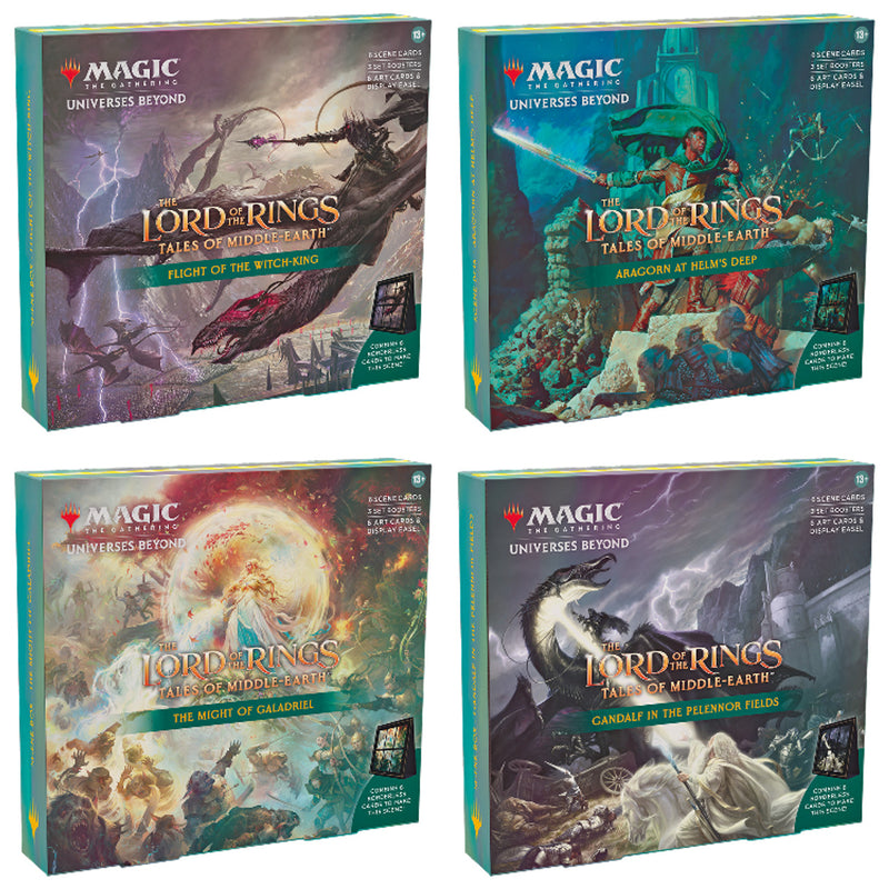 MTG Lord Of The Rings Holiday Scene Box 2023 MTG Lord Of The Rings Holiday Scene Box 2023