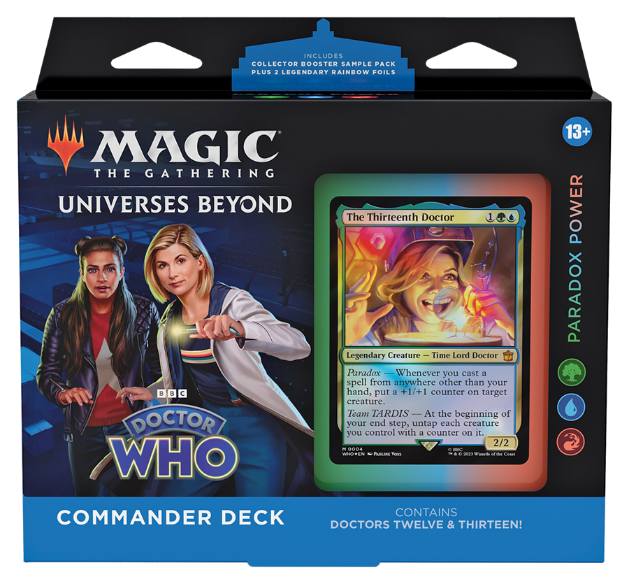 dr who booster box Doctor Who Commander Deck All 4 Decks