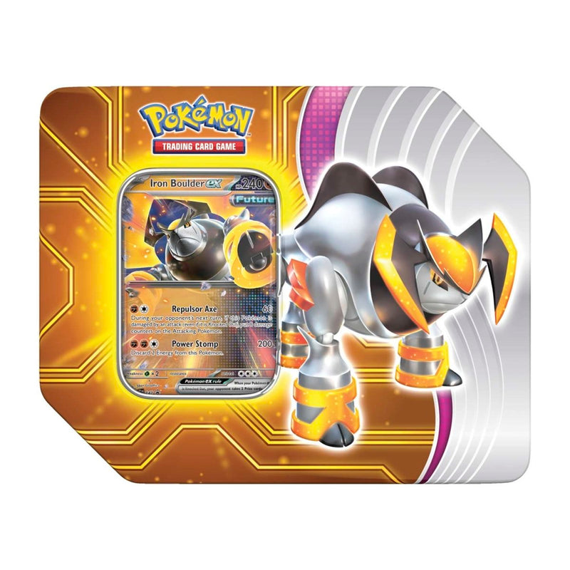 Pokemon Paradox Destinies Tin - Iron Boulder EX