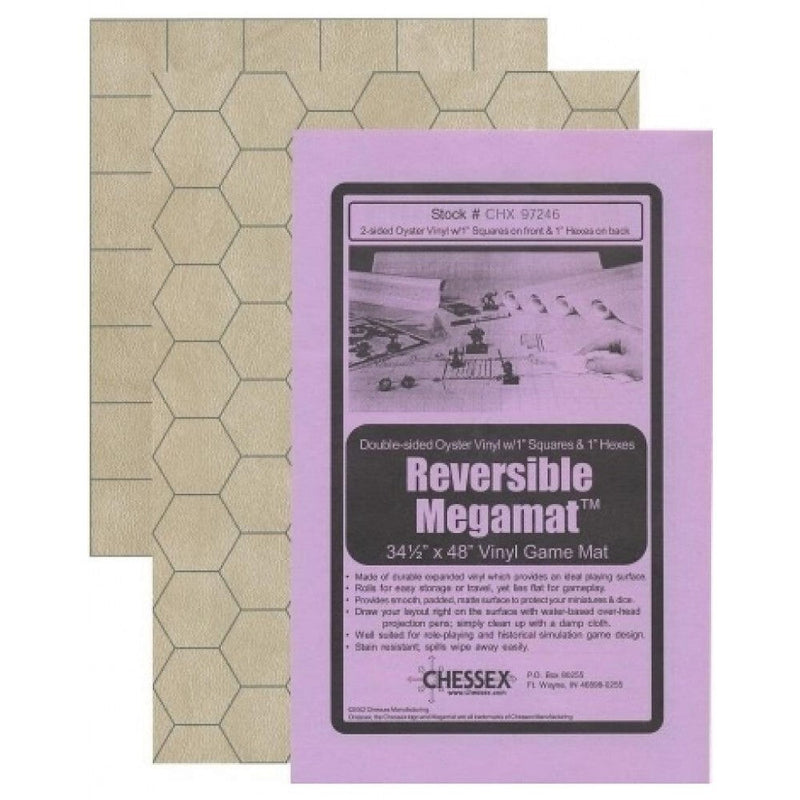 Reversible Megamat 1" Squares & 1" Hexes