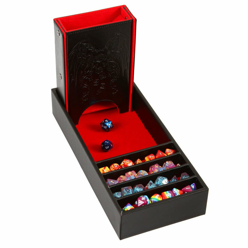 Citadel Dice Tower and Dice Tray, Red