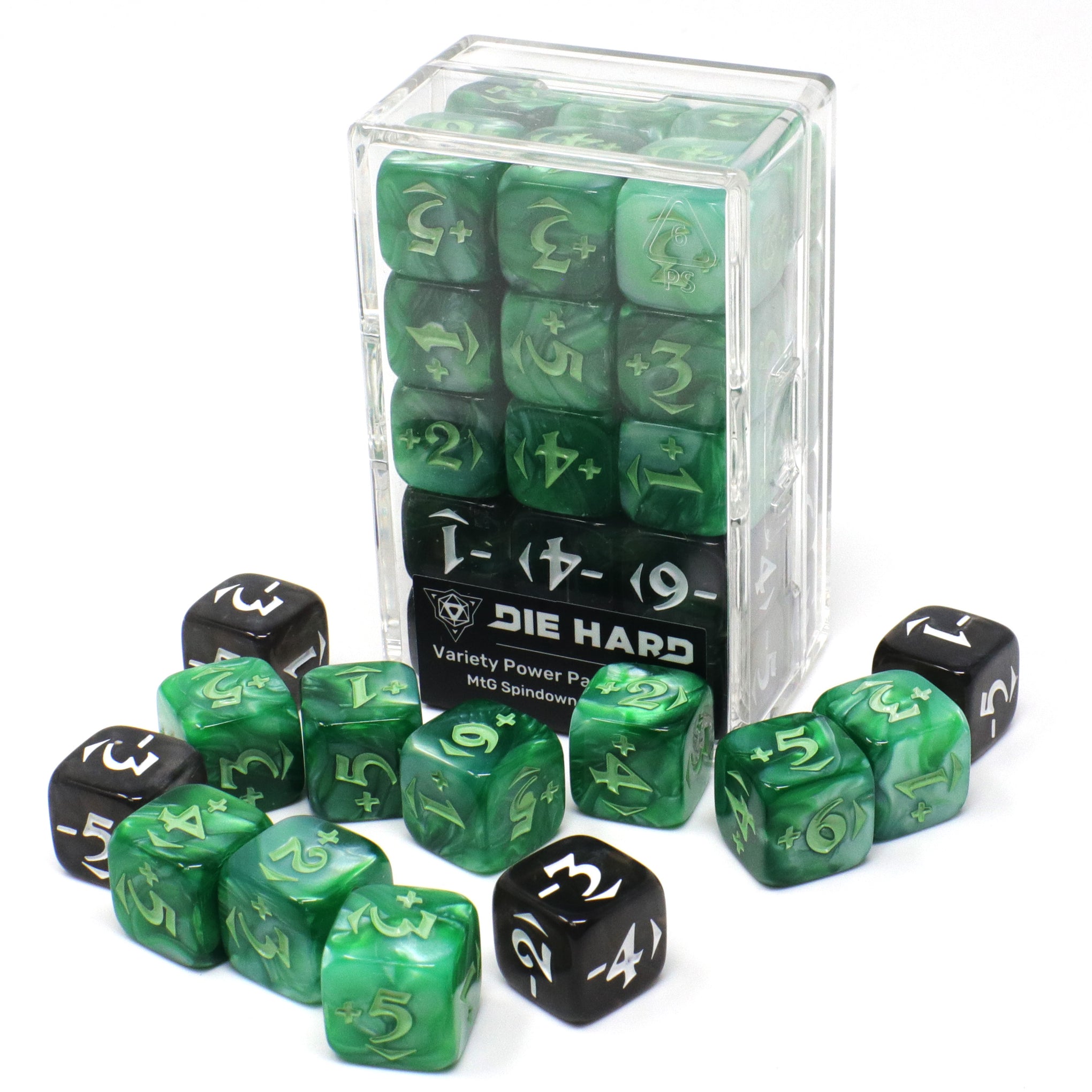 Plus Power MTG spin down Variety Power Pack- Green | D20 Games
