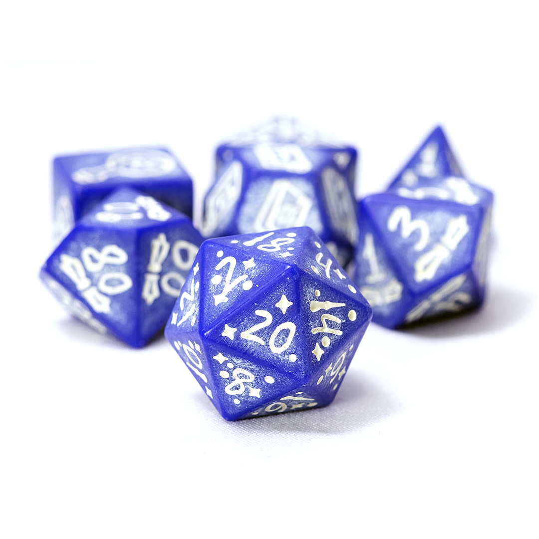 Sirius Dice: Illusory Stone Purple Agate | D20 Games