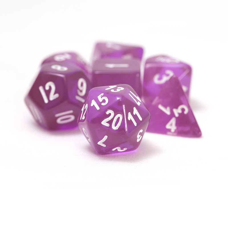 Sirius Dice: Translucent Purple Resin