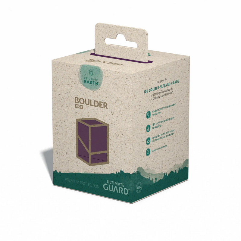 Ultimate Guard Boulder 100+ Return to Earth Deck Box - Purple