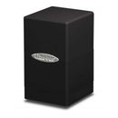 Black Satin Tower Deck Box