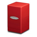 Red Satin Tower Deck Box