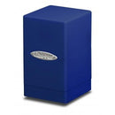 Blue Satin Tower Deck Box