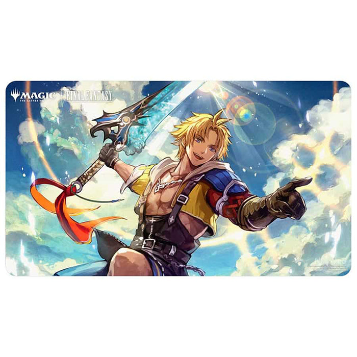 FINAL FANTASY Playmat for Magic: The Gathering - Commander - Tidus, Yuna's Guardian