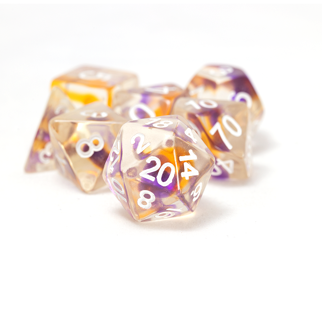 Sirius Dice: Violet Swirl | D20 Games