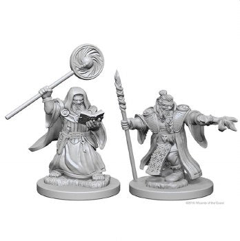 Dungeons & Dragons: Nolzur's Marvelous Unpainted Miniatures: Dwarf Male Wizard