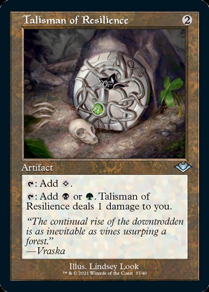 Talisman of Resilience (Retro Foil Etched) [Modern Horizons] | D20 Games