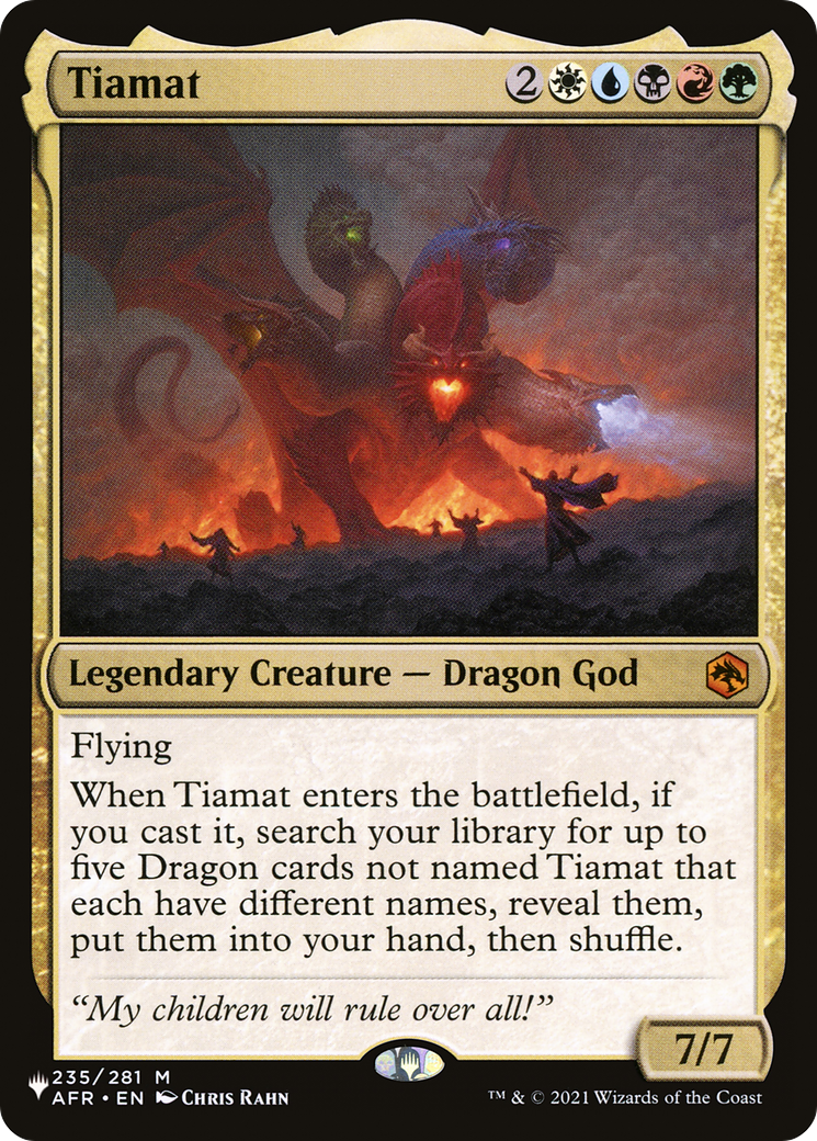 Tiamat [The List] | D20 Games