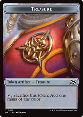 Nalaar Aetherjet // Treasure Double-Sided Token [Aetherdrift Tokens] | D20 Games