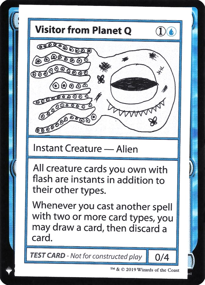 Visitor from Planet Q [Mystery Booster Playtest Cards] | D20 Games