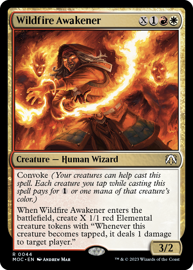 Wildfire Awakener [March of the Machine Commander] | D20 Games