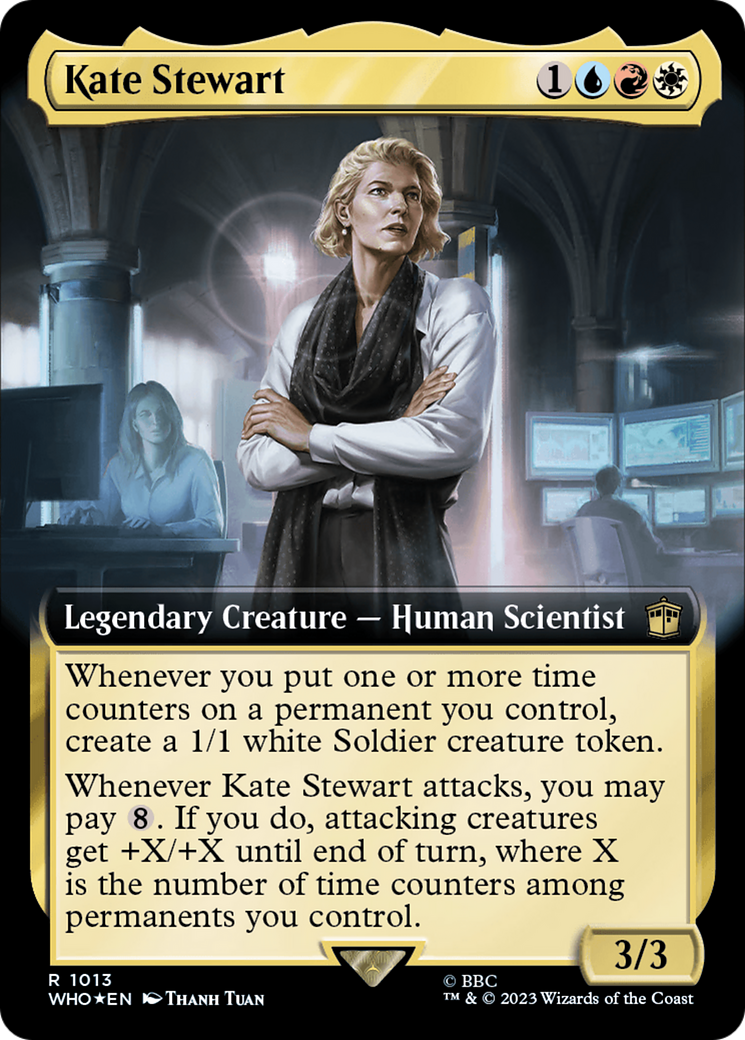 Kate Stewart (Extended Art) (Surge Foil) [Doctor Who] | D20 Games