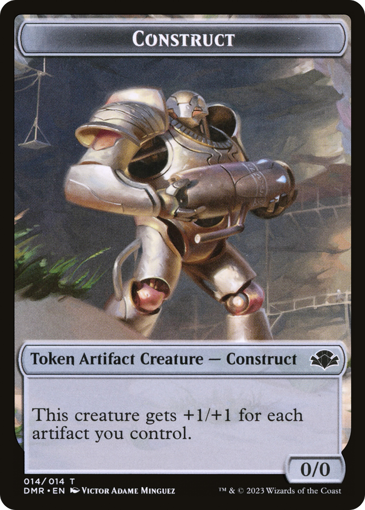 Construct Token [Dominaria Remastered Tokens] | D20 Games