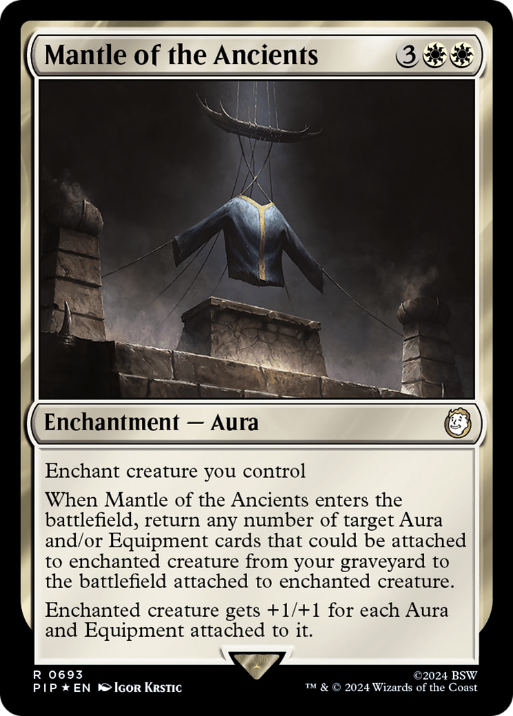 Mantle of the Ancients (Surge Foil) [Fallout] | D20 Games