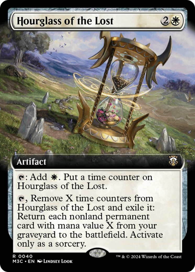 Hourglass of the Lost (Extended Art) [Modern Horizons 3 Commander] | D20 Games