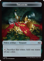 First Mate Ragavan // Treasure Double-Sided Token [Tarkir: Dragonstorm Commander Tokens] | D20 Games