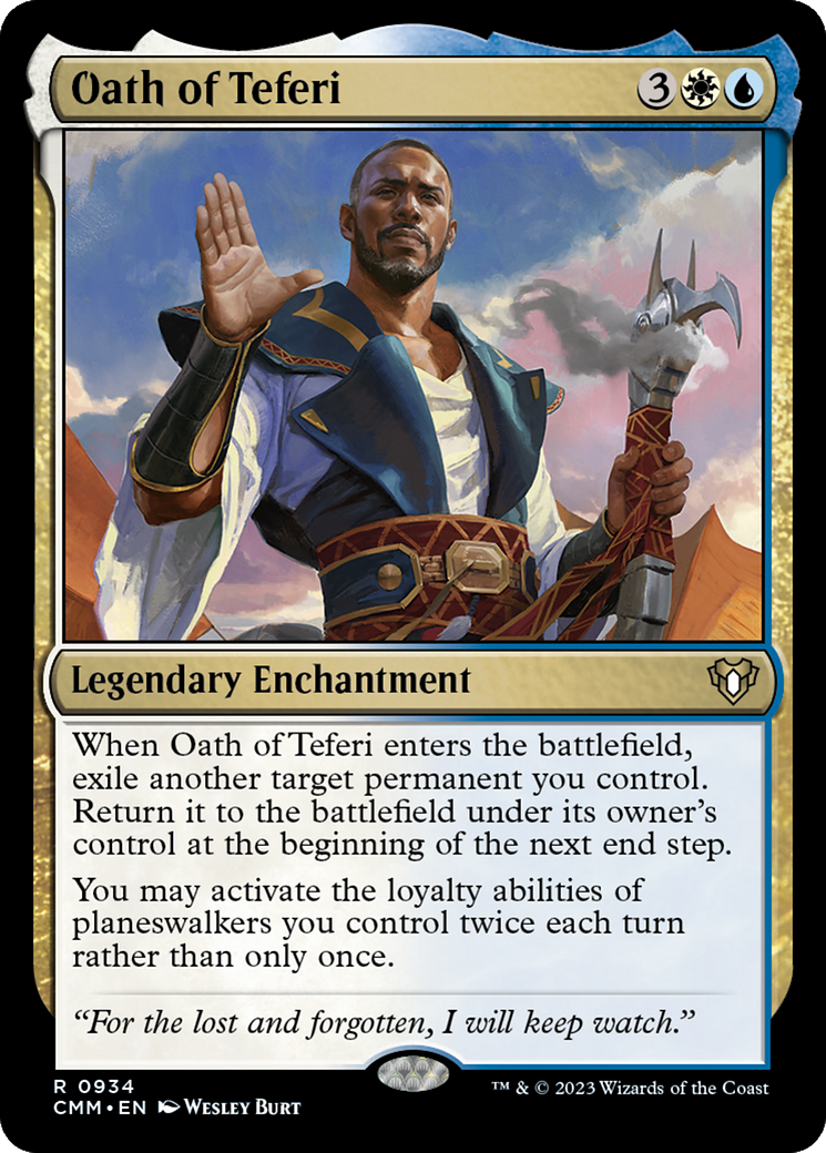 Oath of Teferi [Commander Masters] | D20 Games