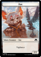 Phyrexian Germ // Fox Double-Sided Token [Modern Horizons 3 Tokens] | D20 Games