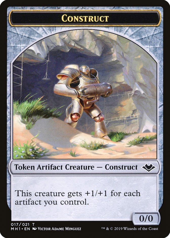 Soldier (004) // Construct (017) Double-Sided Token [Modern Horizons Tokens] | D20 Games