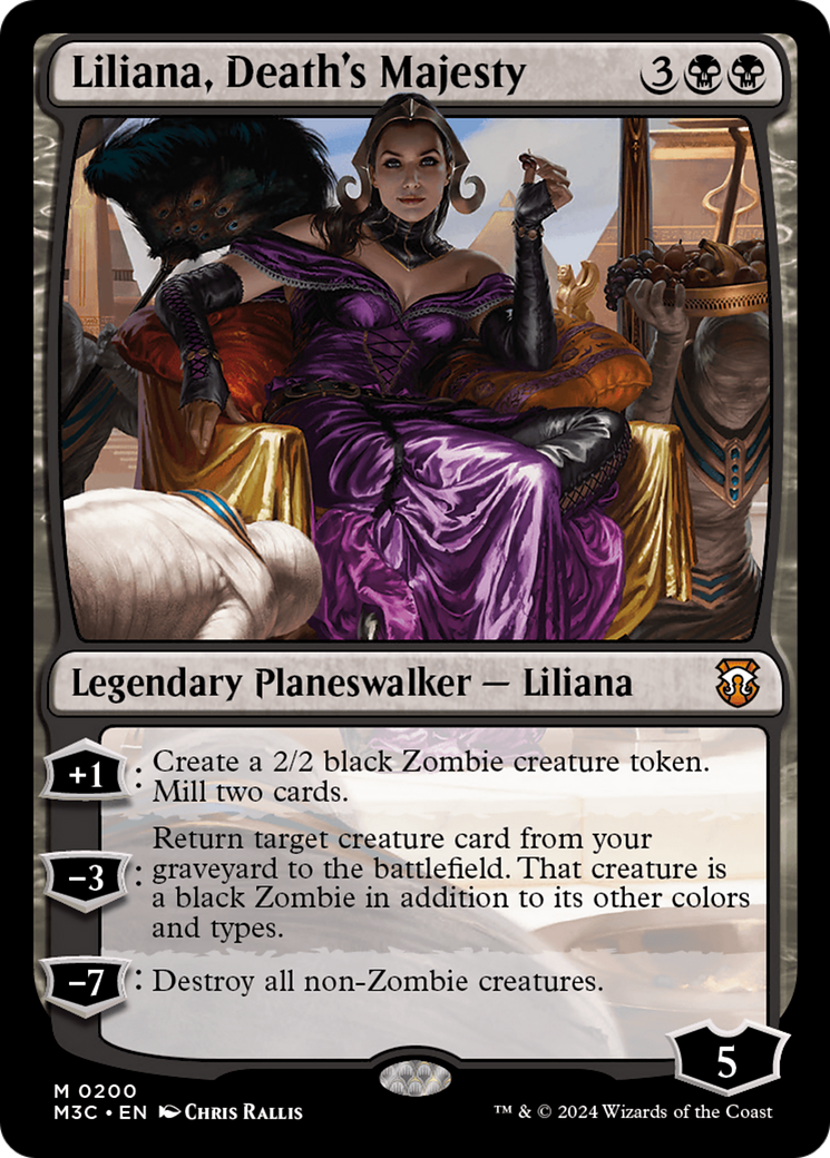 Liliana, Death's Majesty (Ripple Foil) [Modern Horizons 3 Commander] | D20 Games