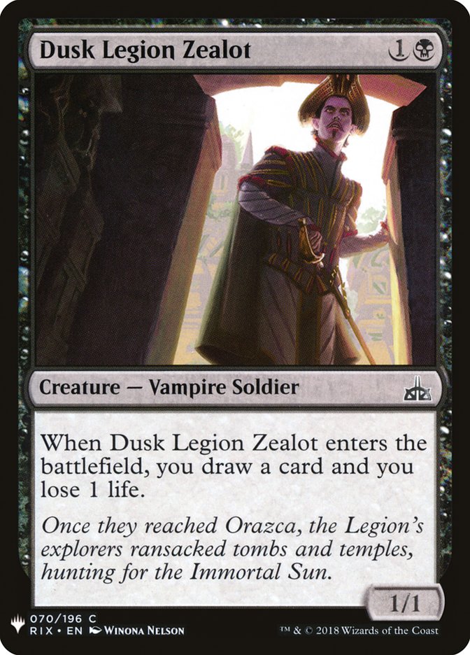 Dusk Legion Zealot [Mystery Booster] | D20 Games