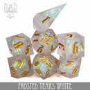 Frosted Tears White Handmade