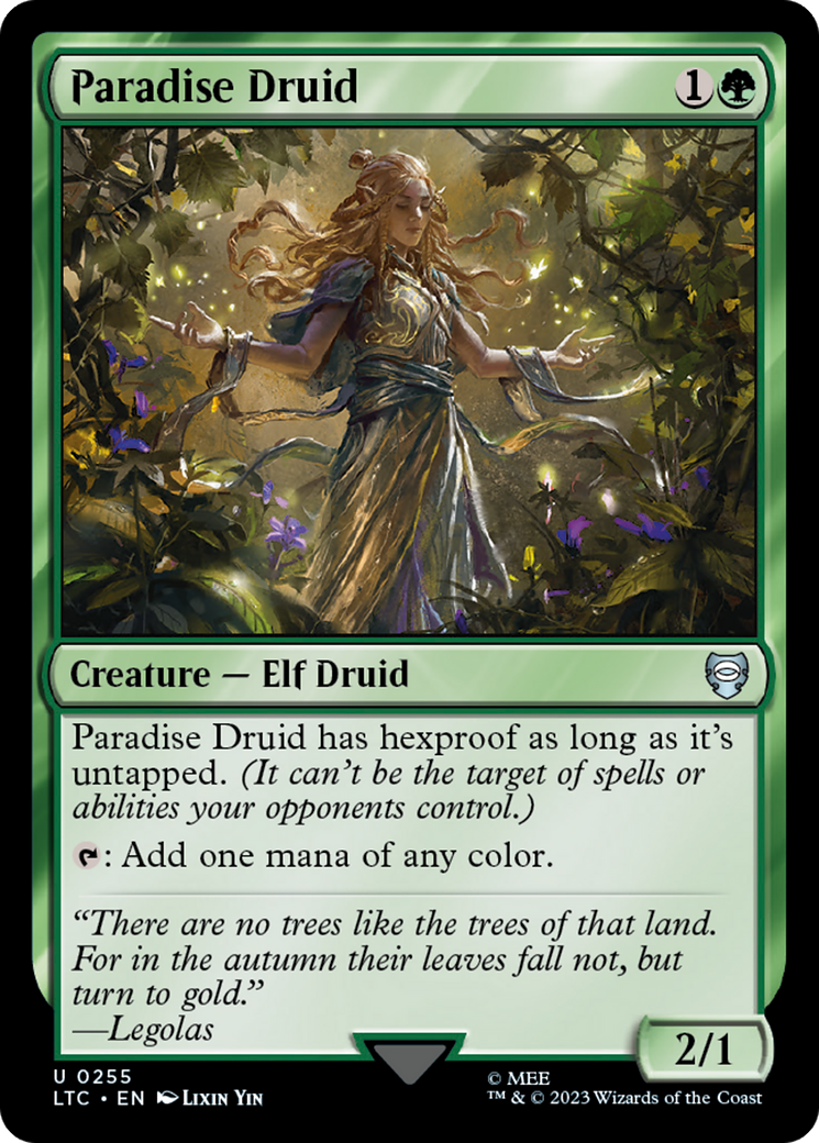 Paradise Druid [The Lord of the Rings: Tales of Middle-Earth Commander] | D20 Games