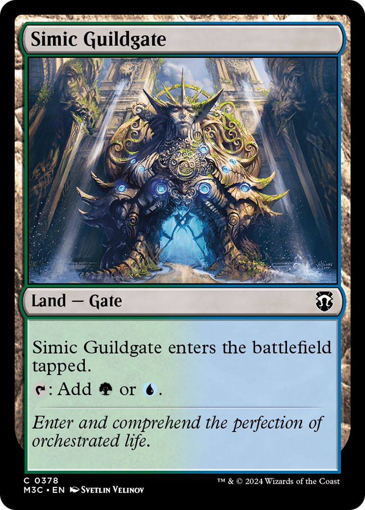 Simic Guildgate (Ripple Foil) [Modern Horizons 3 Commander] | D20 Games