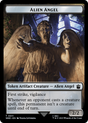 Alien Angel // Dinosaur Double-Sided Token [Doctor Who Tokens] | D20 Games