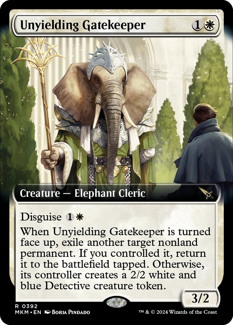 Unyielding Gatekeeper (Extended Art) [Murders at Karlov Manor] | D20 Games