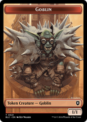 Illusion // Goblin Double-Sided Token [Bloomburrow Commander Tokens] | D20 Games