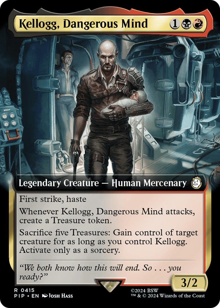 Kellogg, Dangerous Mind (Extended Art) [Fallout] | D20 Games