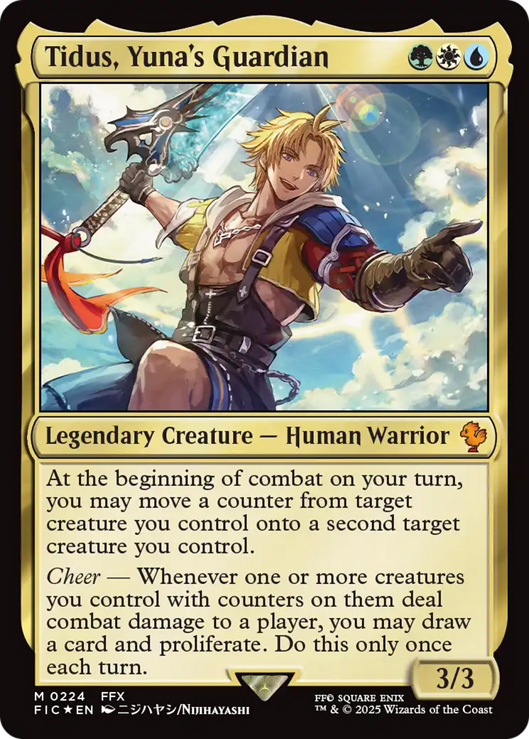 Tidus, Yuna's Guardian (Surge Foil) [FINAL FANTASY Commander] | D20 Games