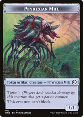 Poison Counter // Phyrexian Mite Double-Sided Token [Phyrexia: All Will Be One Tokens] | D20 Games