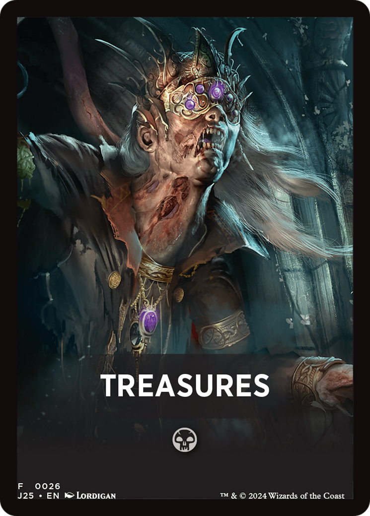 Treasures Theme Card [Foundations Jumpstart Front Cards] | D20 Games