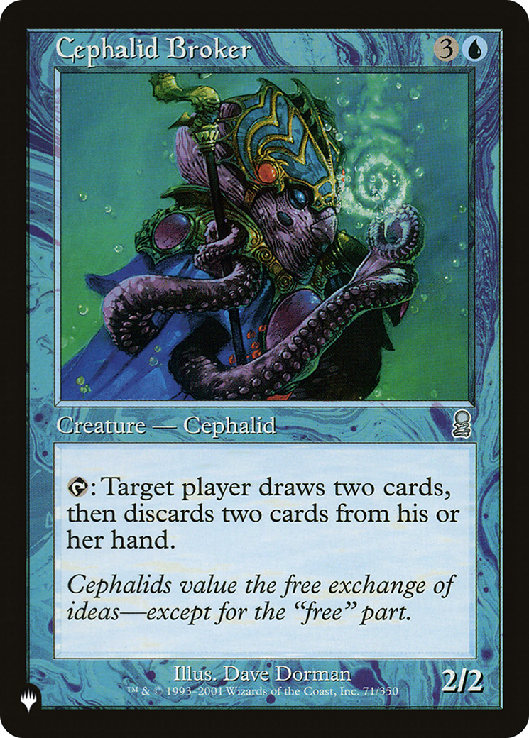 Cephalid Broker [The List Reprints] | D20 Games