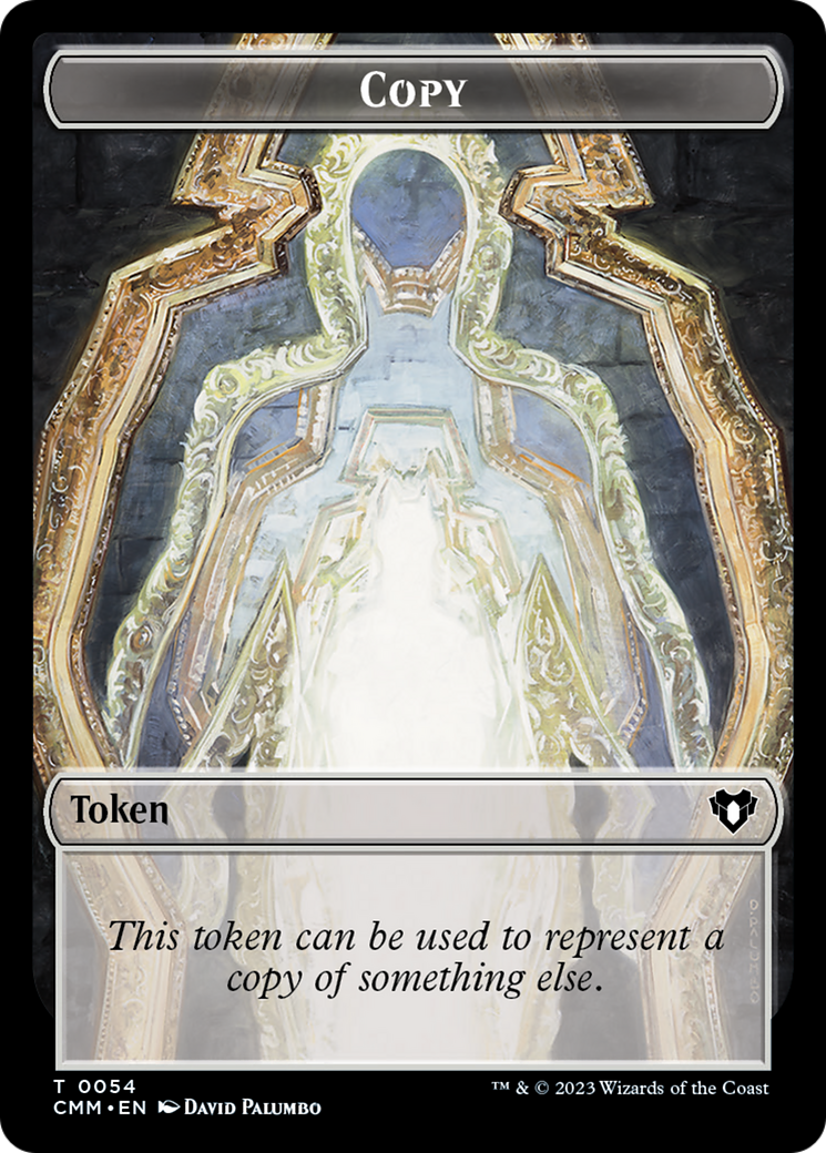 Copy (54) // Angel Double-Sided Token [Commander Masters Tokens] | D20 Games