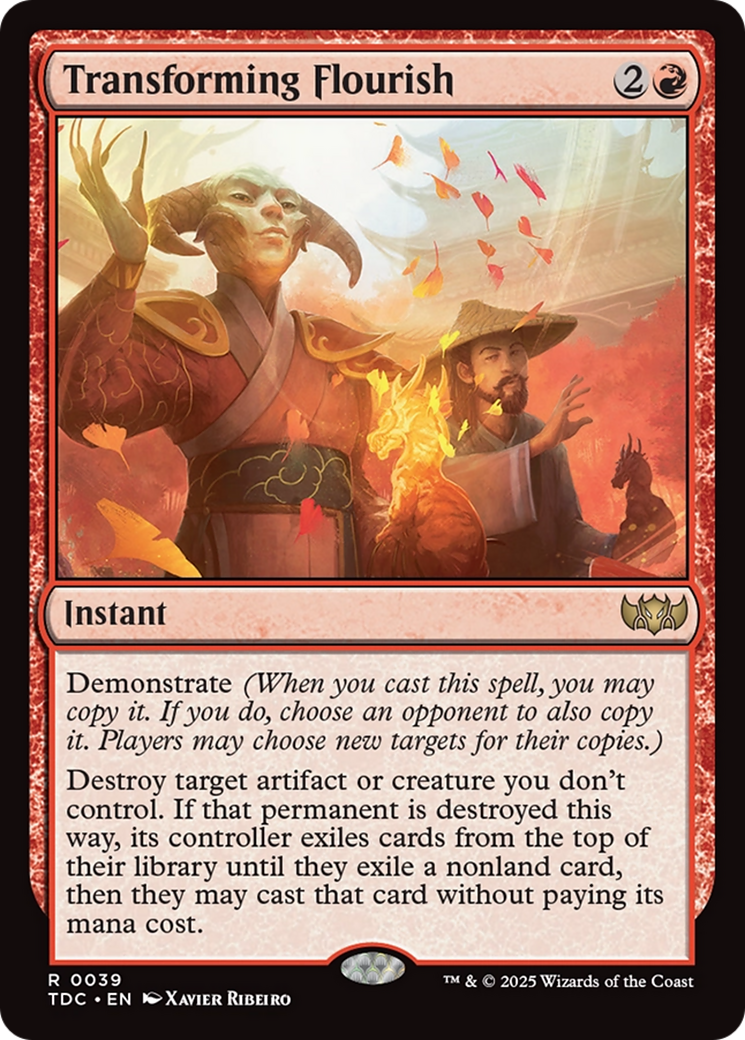 Transforming Flourish [Tarkir: Dragonstorm Commander] | D20 Games