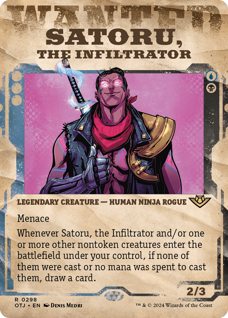 Satoru, the Infiltrator (Showcase) [Outlaws of Thunder Junction] | D20 Games