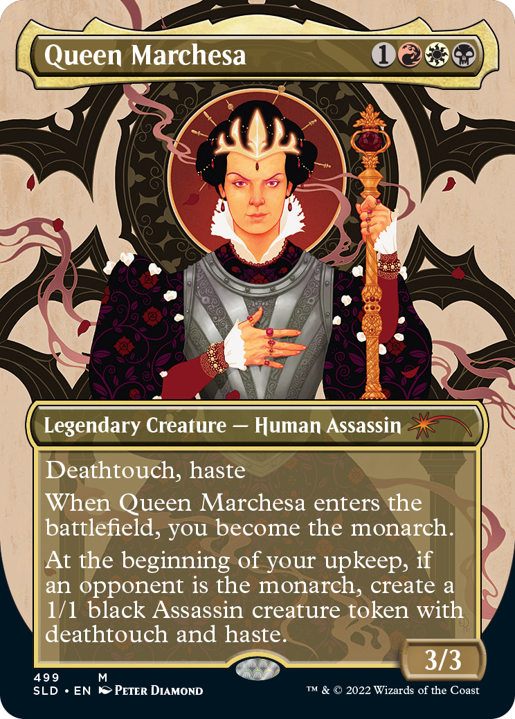 Queen Marchesa (Borderless) [Secret Lair Drop Series] | D20 Games