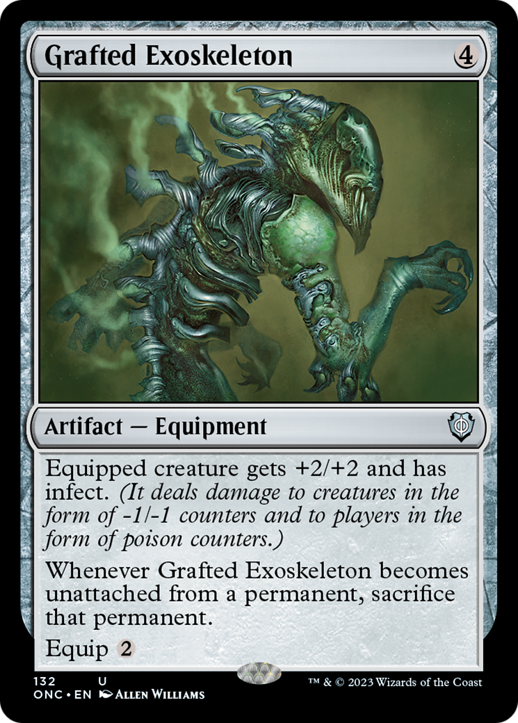 Grafted Exoskeleton [Phyrexia: All Will Be One Commander] | D20 Games