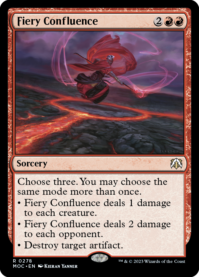 Fiery Confluence [March of the Machine Commander] | D20 Games