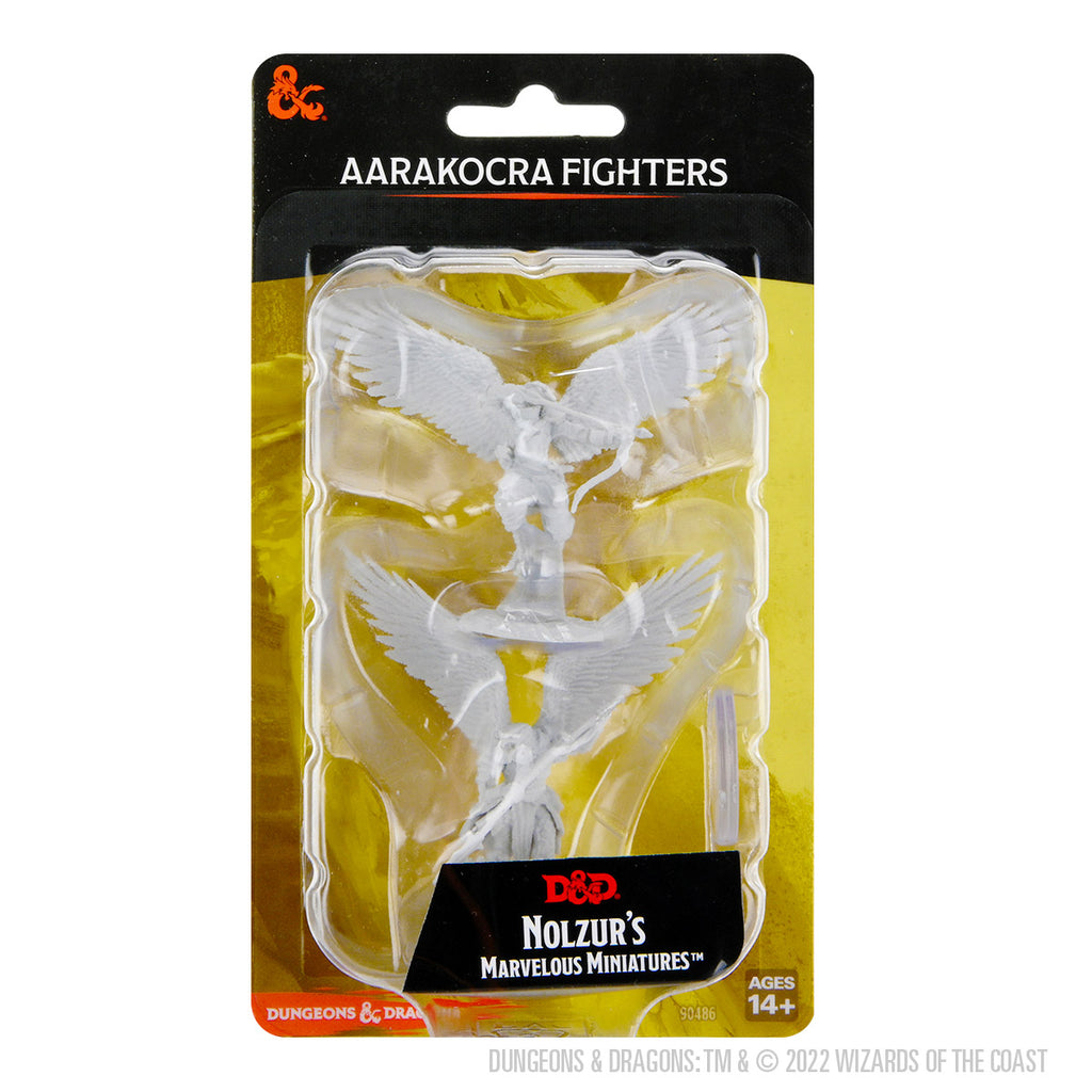 Dungeons and Dragons Nolzur's Marvelous Miniatures - Aarakocra Fighters | D20 Games