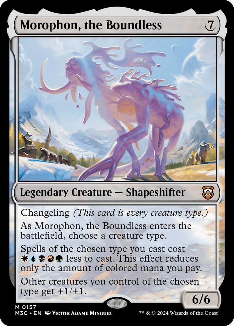 Morophon, the Boundless (Ripple Foil) [Modern Horizons 3 Commander] | D20 Games